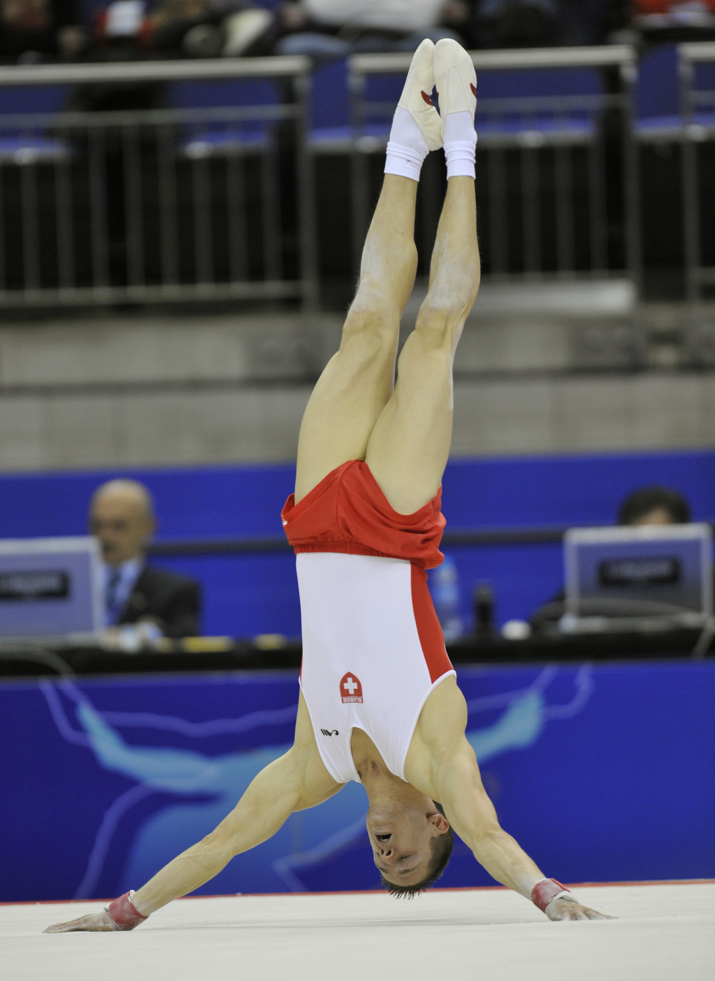 Claude-Alain Porchet (SUI) am Boden