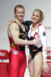 Fabian Hambuechen und Elisabeth Seitz (GER)