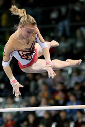 Ariella Käslin Weltcup Stuttgart 2008  Barren Quali