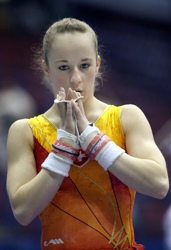 Yasmin Zimmermann vor der Quali EM Mailand